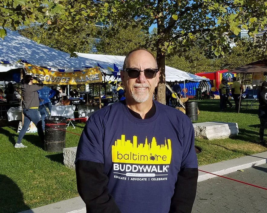 Mike Ziman, Global CI CEO, walking in the Chesapeake Buddy Walk on October 5, 2019.